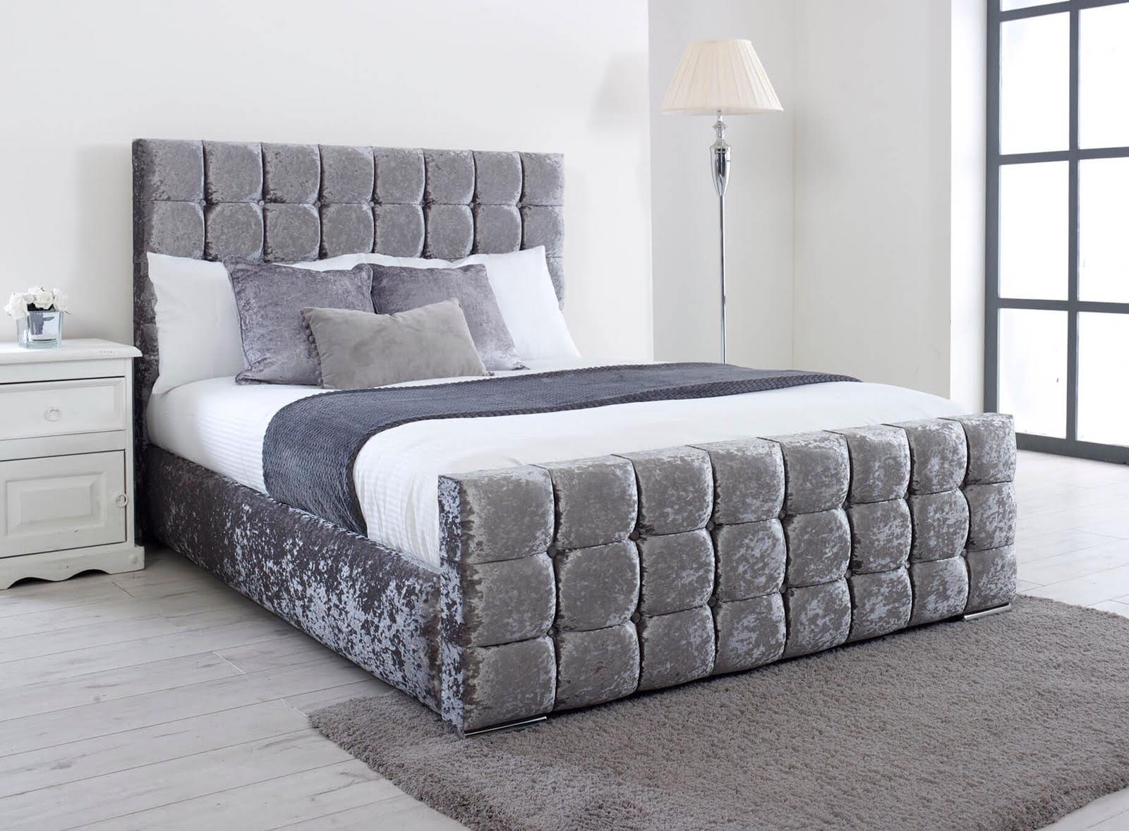 Florida Cube Headboard Bed UK | Buy Cube Headboard Beds Online | Free Delivery