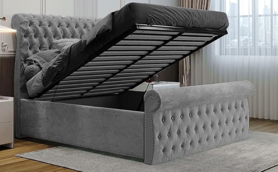 Luxury Sleigh Storage Bed
